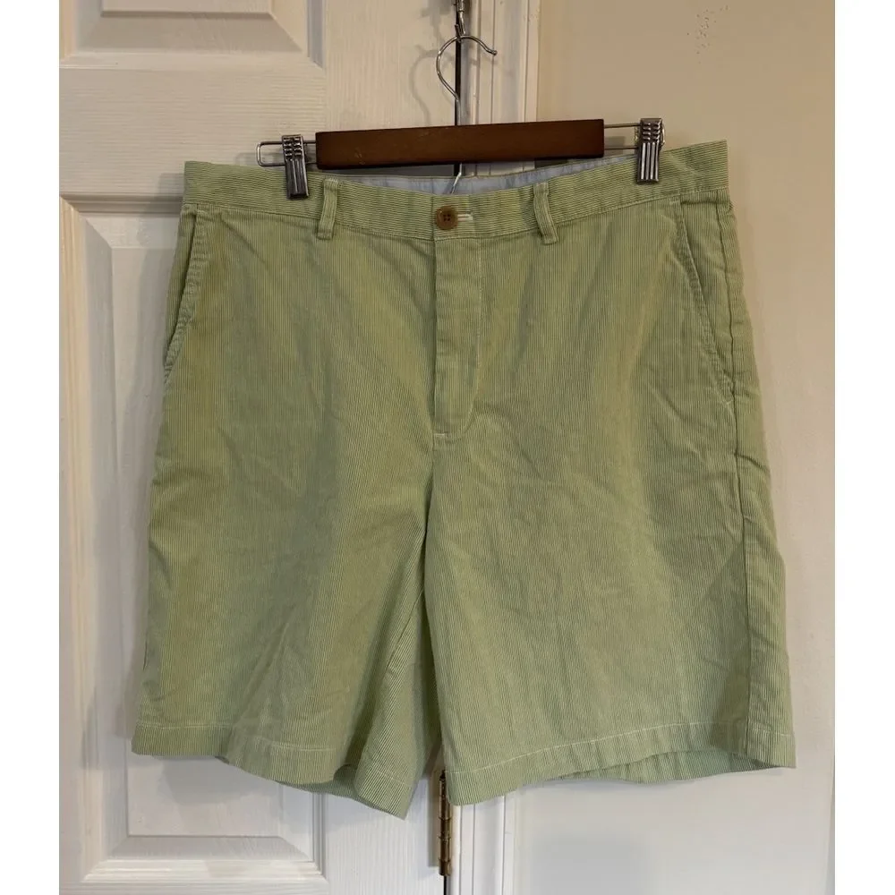 Vineyard Vines Shep & Ian Shorts Men's Sz 34 Green Stripes